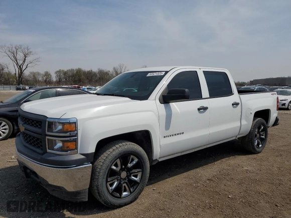 2014 Chevrolet Silverado 1500 Work Truck with VIN 3GCUKPEC2EG413855, listed as a Copart auction lot 53521325 with 131,910 mi miles and Clean Title. Bid and sale history available at carsss.com. Image 1.