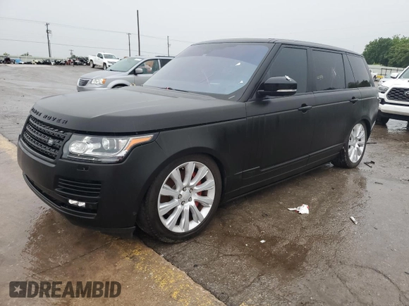 2016 Land Rover Range Rover Supercharged z VIN SALGS3EF9GA280747, wystawiony jako Copart lot #55808245 z przebiegiem 110 408 mil mil oraz Czysty tytuł • Clean title. Historia ofert i sprzedaży dostępna na DreamBid. Obrazek 1.