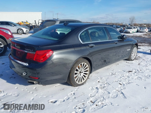 2012 BMW 7 Series 750Li xDrive с VIN WBAKC8C51CC437897, выставлен на аукционе IAAI как лот 41542970 с пробегом 133 864 миль миль и . История ставок и продаж доступна на DreamBid. Изображение 4.