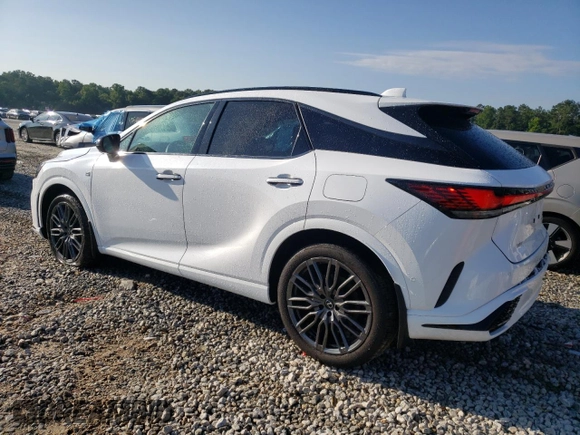 2023 Lexus RX with VIN 2T2BCMEAXPC006344, listed as a Copart auction lot 58256654 with 9,590 mi miles and Salvage Title. Bid and sale history available at carsss.com. Image 2.