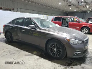 2017 Infiniti Q50 Signature Edition z VIN JN1EV7AP8HM740950, wystawiony jako Copart lot #88623625 z przebiegiem 96 576 mil mil oraz Szkoda całkowita • Salvage title. Historia ofert i sprzedaży dostępna na DreamBid. Obrazek 4.