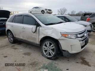 2013 Ford Edge Limited with VIN 2FMDK4KCXDBB11407, listed as a Copart auction lot 45391285 with 137,904 mi miles and Salvage Title. Bid and sale history available at carsss.com. Image 4.