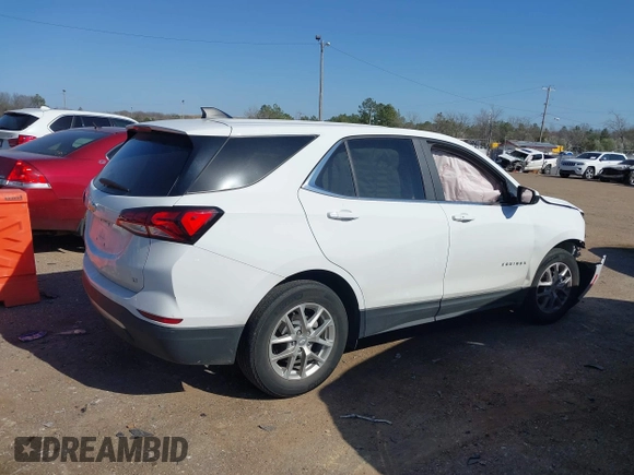 2023 Chevrolet Equinox LT with VIN 3GNAXKEG7PS107302, listed as a IAAI auction lot 41784827 with 59,398 mi miles and . Bid and sale history available at carsss.com. Image 13.