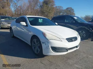 2012 Hyundai Genesis Coupe 2.0T with VIN KMHHT6KD0CU078364, listed as a IAAI auction lot 40959050 with 166,280 mi miles. Bid and sale history available at carsss.com. Image 1.