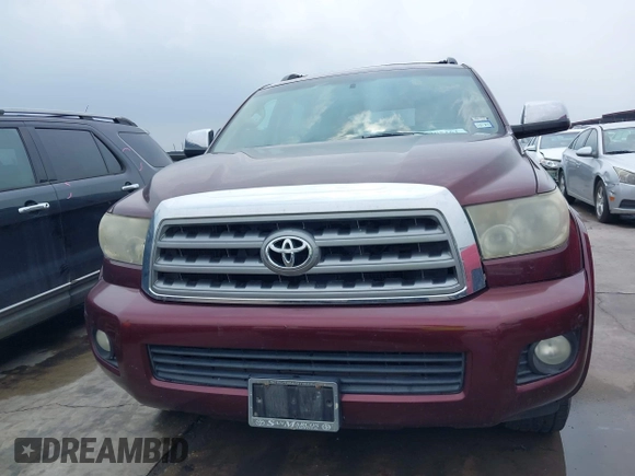 2008 Toyota Sequoia Limited with VIN 5TDZY68A38S012507, listed as a IAAI auction lot 42205161 with 199,709 mi miles and . Bid and sale history available at DreamBid. Image 12.