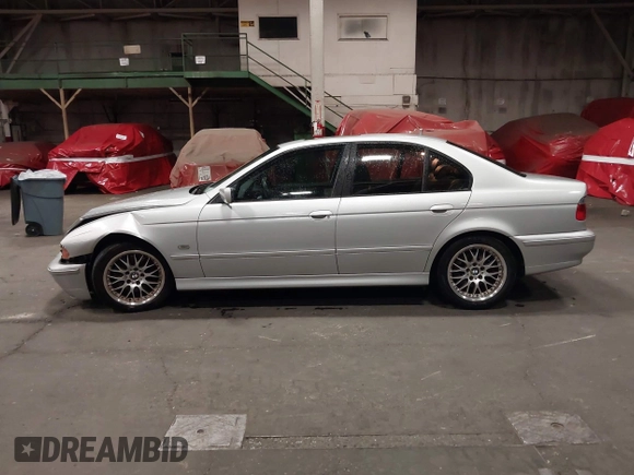 2003 BMW 5 Series 530iA with VIN WBADT63483CK43601, listed as a IAAI auction lot 41808414 with 132,050 mi miles. Bid and sale history available at carsss.com. Image 14.