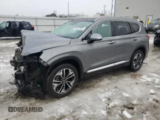 2019 Hyundai Santa Fe Limited z VIN 5NMS5CAA3KH074888, wystawiony jako Copart lot #86577044 z przebiegiem 117 015 mil mil oraz Nie do naprawy • Non repairable. Historia ofert i sprzedaży dostępna na DreamBid. Obrazek 1.