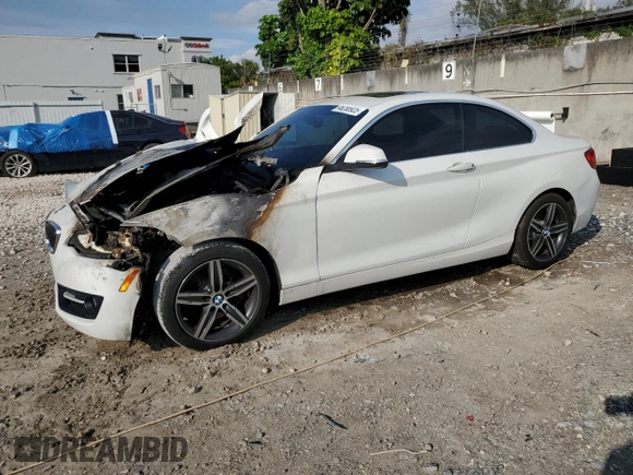 2017 BMW 2 Series 230i z VIN WBA2F9C33HV984094, wystawiony jako Copart lot #46286925 z przebiegiem 71 035 mil mil oraz Nie do naprawy • Non repairable. Historia ofert i sprzedaży dostępna na DreamBid. Obrazek 1.