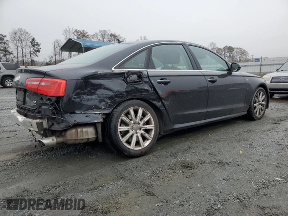 2015 Audi A6 3.0L TDI Premium Plus with VIN WAUFMAFC1FN009207, listed as a Copart auction lot 83690894 with 64,455 mi miles and Salvage Title. Bid and sale history available at carsss.com. Image 3.