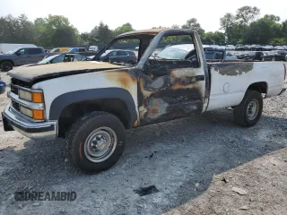 2000 Chevrolet Silverado 2500 z VIN 1GCGK24R0YR118635, wystawiony jako Copart lot #59222665 z przebiegiem Nie podano mil oraz Szkoda całkowita • Salvage title. Historia ofert i sprzedaży dostępna na DreamBid. Obrazek 1.