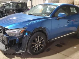 2016 Mazda CX-3 Grand Touring with VIN JM1DKBD79G0126026, listed as a Copart auction lot 46821275 with 113,442 mi miles and Salvage Title. Bid and sale history available at carsss.com. Image 1.