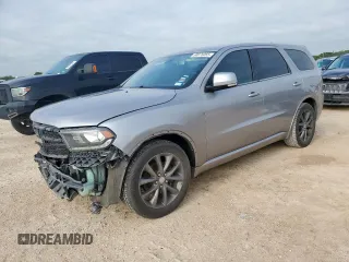 2017 Dodge Durango GT with VIN 1C4RDHDG0HC896568, listed as a Copart auction lot 60876065 with 138,045 mi miles and Salvage title. Bid and sale history available at DreamBid. Image 1.