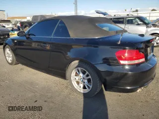 2008 BMW 1 Series 128i with VIN WBAUN13508VH80094, listed as a Copart auction lot 78333574 with 134,255 mi miles and Salvage Title. Bid and sale history available at DreamBid. Image 2.