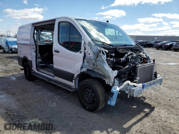 2023 Ford Transit Cargo with VIN 1FTBR1Y84PKA51644, listed as a Copart auction lot 54068155 with 12,978 mi miles and Clean Title. Bid and sale history available at DreamBid. Image 4.
