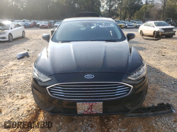 2020 Ford Fusion SE with VIN 3FA6P0HDXLR150849, listed as a Copart auction lot 47095655 with 84,206 mi miles and Salvage Title. Bid and sale history available at DreamBid. Image 5.