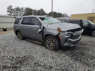 2021 Chevrolet Tahoe LT with VIN 1GNSCNKD1MR156490, listed as a Copart auction lot 42393605 with 134,700 mi miles and Salvage Title. Bid and sale history available at carsss.com. Image 4.