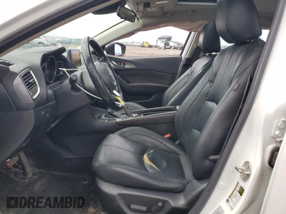 2017 Mazda 3 Grand Touring with VIN JM1BN1M37H1116869, listed as a Copart auction lot 51706765 with 86,334 mi miles and Salvage Title. Bid and sale history available at DreamBid. Image 7.