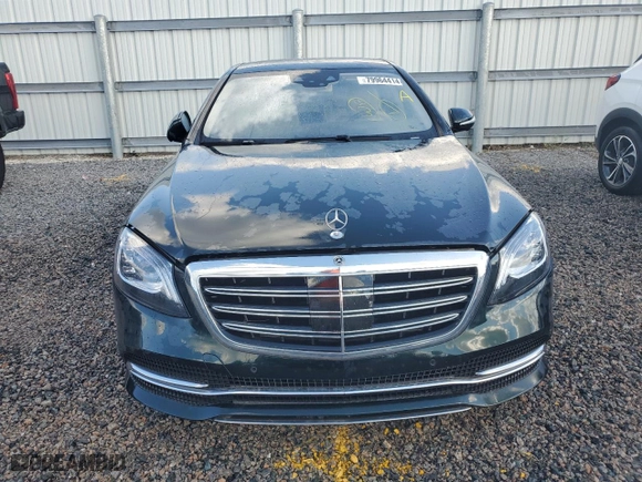 2018 Mercedes-Benz S-Class S 450 with VIN WDDUG6EB5JA409204, listed as a Copart auction lot 79964414 with 0 mi miles and Salvage Title. Bid and sale history available at carsss.com. Image 5.