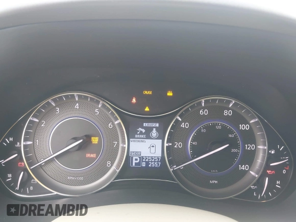 2012 Infiniti QX56 7-passenger with VIN JN8AZ2NF0C9517001, listed as a IAAI auction lot 42101650 with 225,257 mi miles. Bid and sale history available at carsss.com. Image 7.