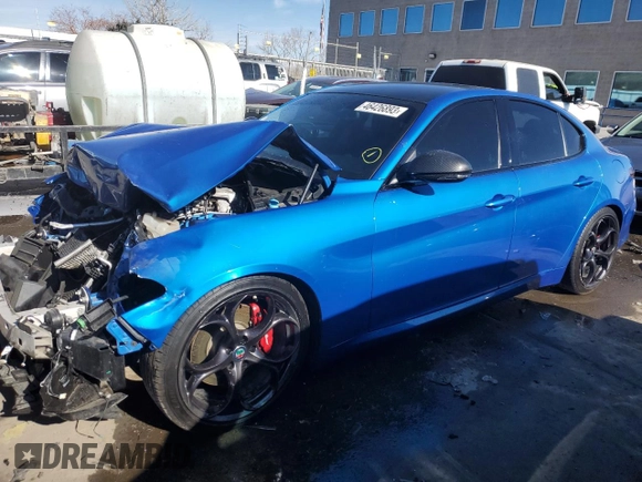 2017 Alfa Romeo Giulia Ti with VIN ZARFAEEN1H7559624, listed as a Copart auction lot 46426893 with 62,109 mi miles. Bid and sale history available at carsss.com. Image 1.