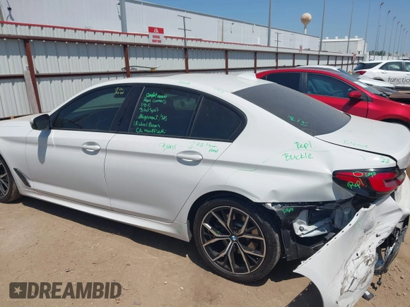 2023 BMW 5 Series 530i with VIN WBA53BH02PWY19741, listed as a IAAI auction lot 42003919 with 15,947 mi miles and . Bid and sale history available at DreamBid. Image 15.