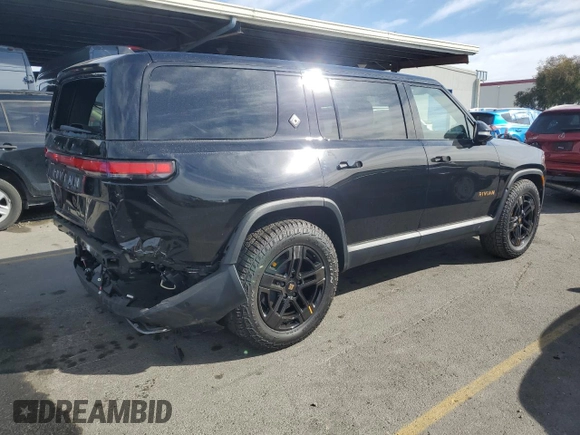 2024 Rivian R1S Adventure with VIN 7PDSGABA4RN042969, listed as a Copart auction lot 79255604 with Not Provided miles and Salvage Title. Bid and sale history available at carsss.com. Image 3.
