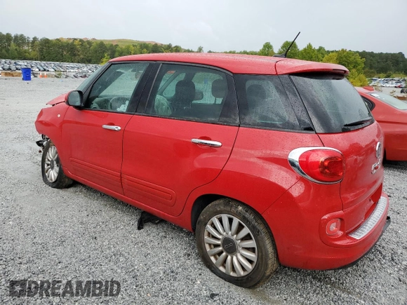 2014 FIAT 500L Easy with VIN ZFBCFABH0EZ028603, listed as a Copart auction lot 72855754 with 35,066 mi miles and Salvage Title. Bid and sale history available at carsss.com. Image 2.