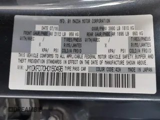 2017 Mazda CX-3 Grand Touring z VIN JM1DKFD70H0150496, wystawiony jako IAAI lot #41746038 z przebiegiem 108 091 mil mil oraz . Historia ofert i sprzedaży dostępna na DreamBid. Obrazek 9.