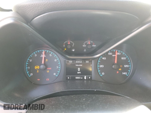 2019 Chevrolet Colorado 2WD Work Truck with VIN 1GCHSBEA0K1125569, listed as a Copart auction lot 49703845 with 89,663 mi miles and Salvage Title. Bid and sale history available at DreamBid. Image 9.