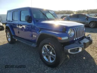 2018 Jeep Wrangler Unlimited Sahara z VIN 1C4HJXENXJW262779, wystawiony jako Copart lot #47882345 z przebiegiem Nie podano mil oraz Szkoda całkowita • Salvage title. Historia ofert i sprzedaży dostępna na DreamBid. Obrazek 4.