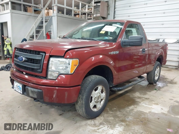 2014 Ford F-150 XL with VIN 1FTMF1EM4EKD79307, listed as a IAAI auction lot 42137527 with 57,963 mi miles. Bid and sale history available at carsss.com. Image 17.