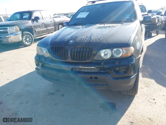 2004 BMW X5 4.4i with VIN 5UXFB53504LV06486, listed as a IAAI auction lot 41674534 with 164,974 mi miles. Bid and sale history available at carsss.com. Image 6.
