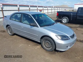 2005 Honda Civic LX with VIN 2HGES16575H537655, listed as a IAAI auction lot 42087479 with 189,307 mi miles and . Bid and sale history available at carsss.com. Image 1.