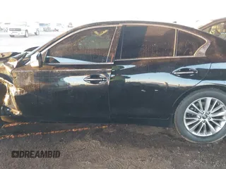 2019 Infiniti Q50 3.0t LUXE with VIN JN1EV7APXKM513587, listed as a IAAI auction lot 41113769 with 71,729 mi miles. Bid and sale history available at carsss.com. Image 14.