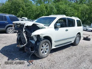 2007 Infiniti QX56 with VIN 5N3AA08C87N804711, listed as a IAAI auction lot 39319532 with 1 mi miles. Bid and sale history available at carsss.com. Image 2.
