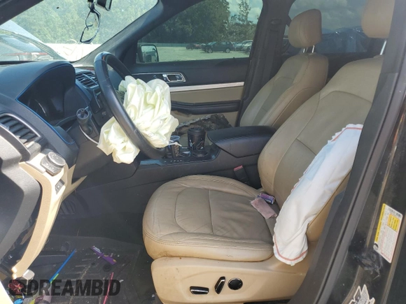 2017 Ford Explorer XLT with VIN 1FM5K7D80HGC17927, listed as a Copart auction lot 58684995 with 108,027 mi miles and Clean title. Bid and sale history available at DreamBid. Image 7.