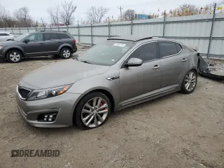 2015 Kia Optima SXL Turbo with VIN 5XXGR4A65FG458168, listed as a Copart auction lot 44966795 with 55,055 mi miles and Non Repairable. Bid and sale history available at DreamBid. Image 1.