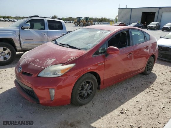 2014 Toyota Prius Four with VIN JTDKN3DU0E0393238, listed as a Copart auction lot 49724855 with 103,299 mi miles and Salvage Title. Bid and sale history available at carsss.com. Image 1.