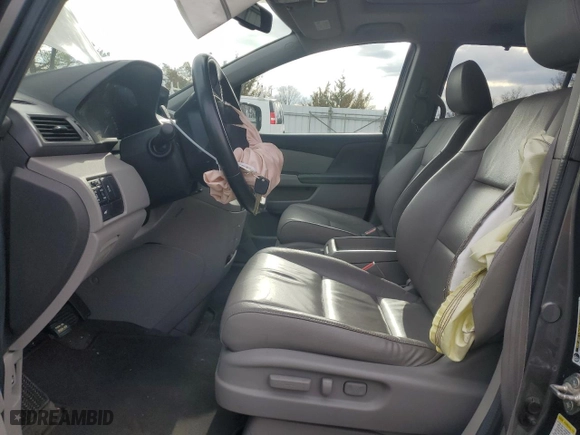 2013 Honda Odyssey EX-L with VIN 5FNRL5H60DB024911, listed as a Copart auction lot 48499285 with 0 mi miles and Salvage Title. Bid and sale history available at carsss.com. Image 7.