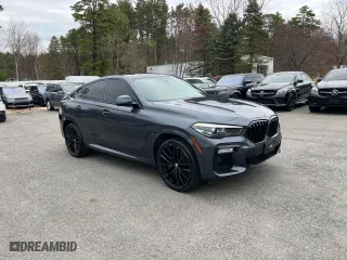 2021 BMW X6 sDrive40i with VIN 5UXCY4C05M9H19479, listed as a Copart auction lot 54268205 with 85,899 mi miles and Clean Title. Bid and sale history available at carsss.com. Image 1.