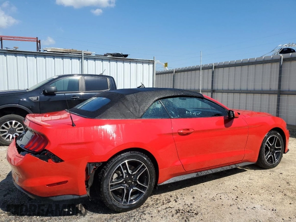 2022 Ford Mustang EcoBoost with VIN 1FATP8UH6N5124426, listed as a Copart auction lot 46550715 with 43,449 mi miles and Clean Title. Bid and sale history available at carsss.com. Image 3.