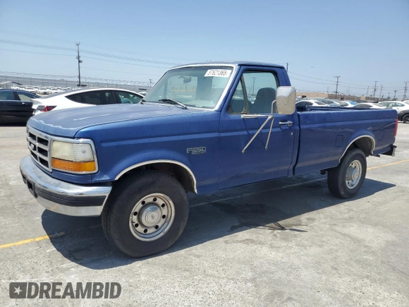 1996 Ford F-250 with VIN 2FTHF25GXTCA50288, listed as a Copart auction lot 57621365 with 248,023 mi miles and Clean title. Bid and sale history available at DreamBid. Image 1.