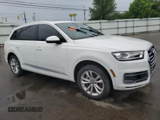 2018 Audi Q7 Premium with VIN WA1AAAF74JD050738, listed as a Copart auction lot 56587355 with 99,051 mi miles and Clean title. Bid and sale history available at DreamBid. Image 4.