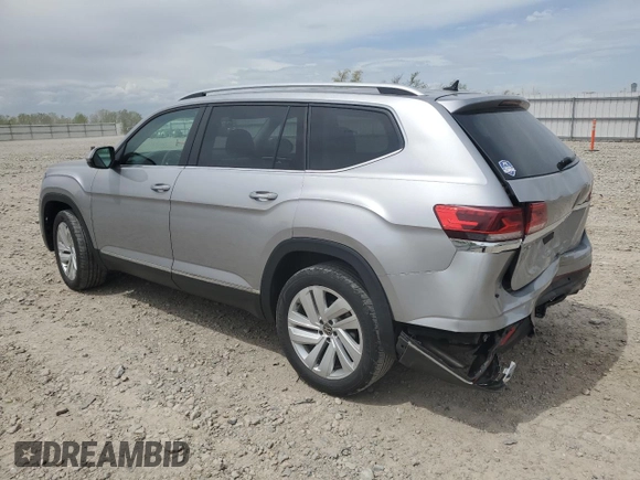 2021 Volkswagen Atlas SEL with VIN 1V2ER2CA8MC570634, listed as a Copart auction lot 57113175 with 47,766 mi miles and Salvage title. Bid and sale history available at DreamBid. Image 2.