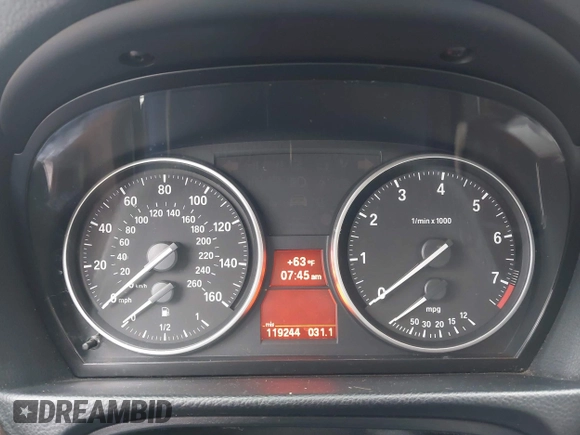 2011 BMW 3 Series 328i with VIN WBAPH5G53BNM83315, listed as a IAAI auction lot 42583733 with 119,224 mi miles and . Bid and sale history available at DreamBid. Image 7.