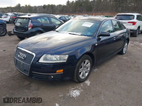 2005 Audi A6 with VIN WAUDG74F85N105820, listed as a IAAI auction lot 41341841 with 105,646 mi miles. Bid and sale history available at carsss.com. Image 2.