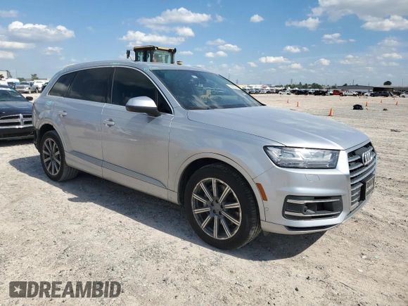 2019 Audi Q7 Prestige with VIN WA1VAAF78KD013548, listed as a Copart auction lot 56485545 with 52,308 mi miles and Salvage title. Bid and sale history available at DreamBid. Image 4.