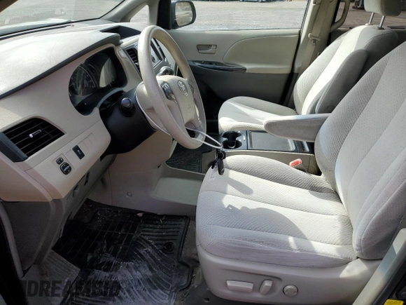 2013 Toyota Sienna LE with VIN 5TDJK3DC9DS059457, listed as a Copart auction lot 50127415 with 228,973 mi miles and Salvage Title. Bid and sale history available at carsss.com. Image 7.
