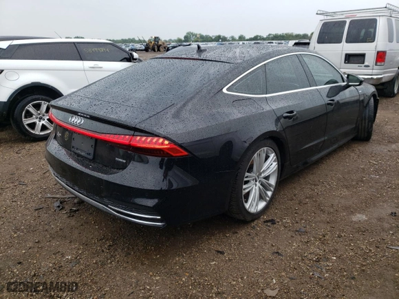 2019 Audi A7 Premium Plus with VIN WAUU2AF26KN120561, listed as a Copart auction lot 61143254 with 63,820 mi miles and Salvage Title. Bid and sale history available at carsss.com. Image 3.
