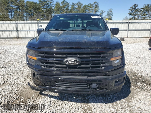 2024 Ford F-150 XLT with VIN 1FTFW3L55RKF60213, listed as a Copart auction lot 50526705 with 829 mi miles and Salvage Title. Bid and sale history available at carsss.com. Image 5.